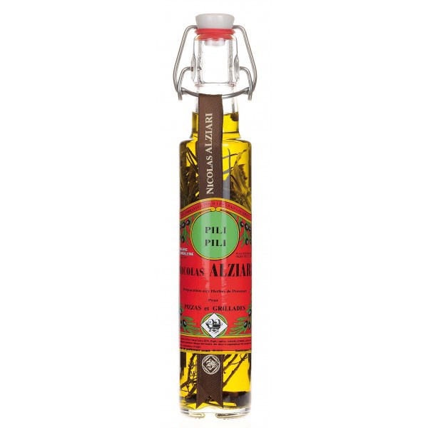 Olivenöl 'Pili Pili' für Pizza und Grillgerichte (250ml)