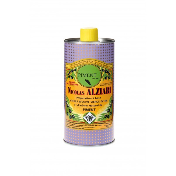 Mit natürlichem Chiliextrakt aromatisiertes Olivenöl für Feinschmecker (0,5l)